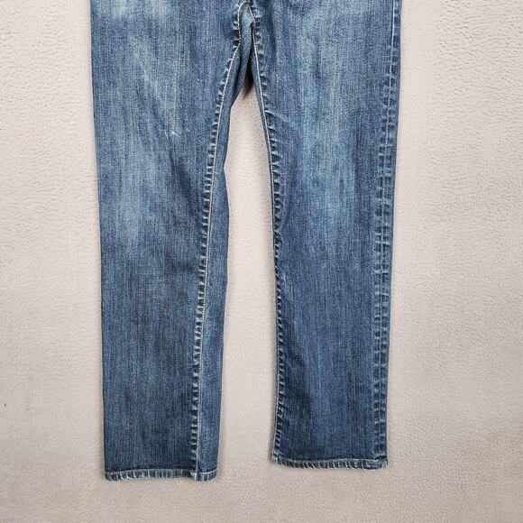 AG Adriano Goldschmied Jeans Mens 34x34 Blue Matchbox Slim Straight Actual 34X29 - Picture 7 of 16